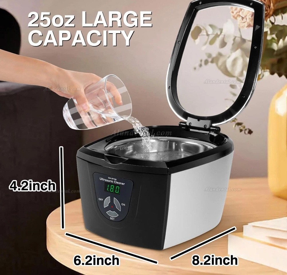 JeKen® CD-7810A Ultrasonic Cleaner 0.75L